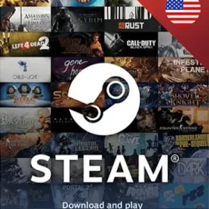 Steam Wallet Code US 50 USD